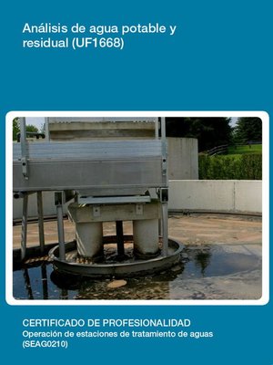cover image of UF1668--Análisis de agua potable y residual